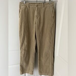 Polo Ralph Lauren Big Boys Kids Corduroy Pants Light Beige Straight Leg Sz 18